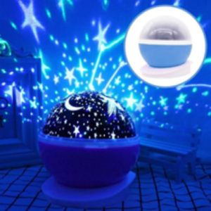 Lámpara proyector luna y estrellas