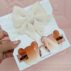 Cintillo-Gafas Beige-café