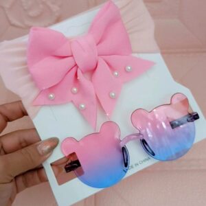 Cintillo - Gafas Celeste-lila