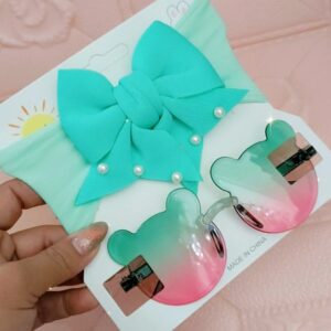 Cintillo - Gafas Verde-rosa